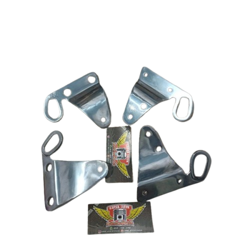 BREKET KUPINGAN LAMPU DEPAN NINJA SETANDAR 1 SET PNP NINJA SS R RR /BAHAN ALMUNIUM
