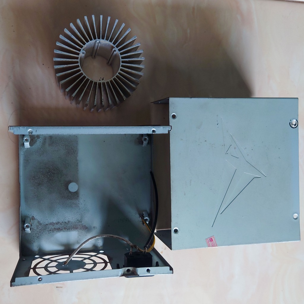 Heatsink PC bekas psu case diy bekas ALLUMINIUM FAN PENDINGIN RADIATOR BULAT  second seken