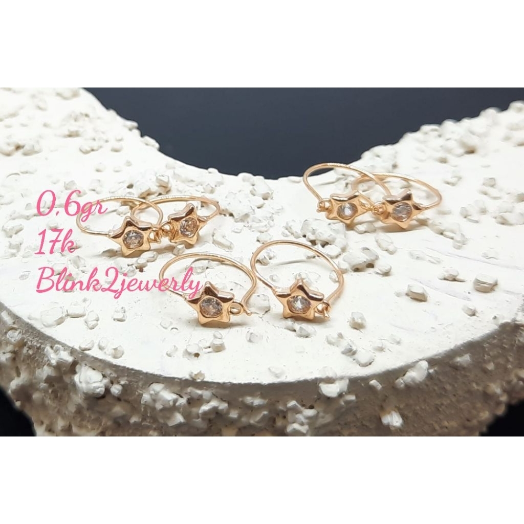 Anting bayi baru lahir kadar 17k/750