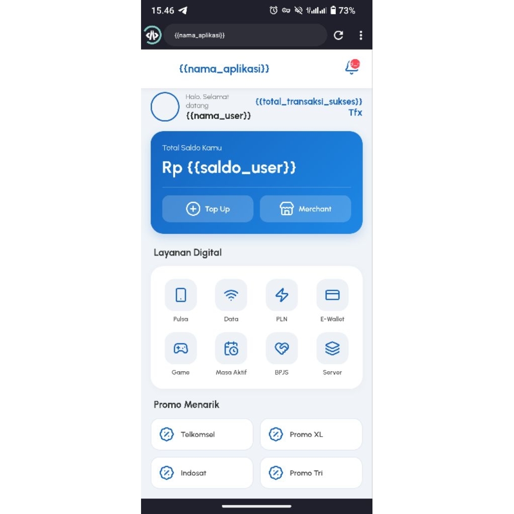 Script bukaolshop home