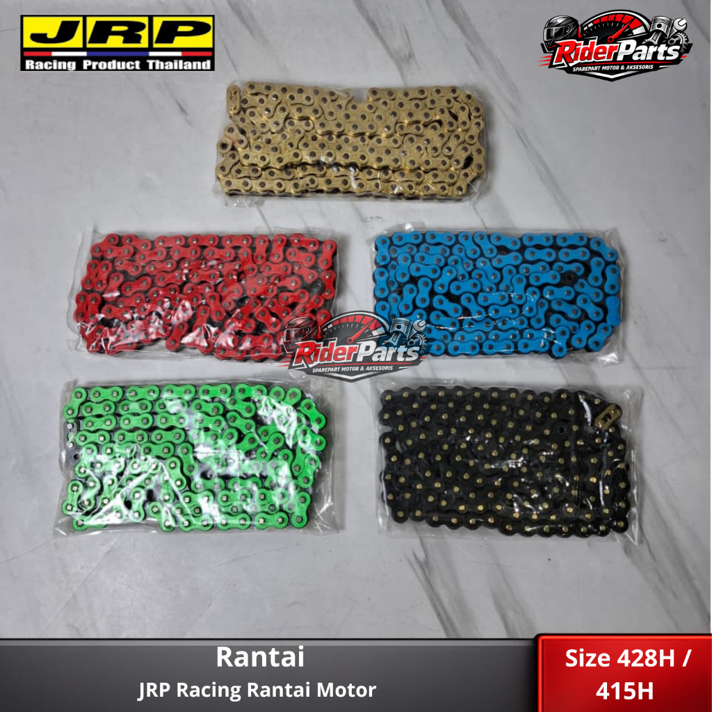 JRP Racing Rantai Motor Warna Emas – Size 428H / 415H Universal