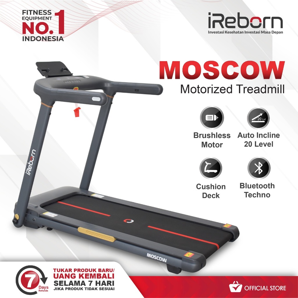iReborn - Treadmill Elektrik Alat Fitness Moscow (Official Shop)