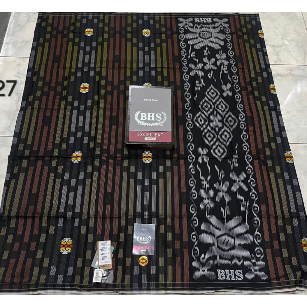SARUNG BHS EXCELLENT SKT (SONGKET) MIX SILVER