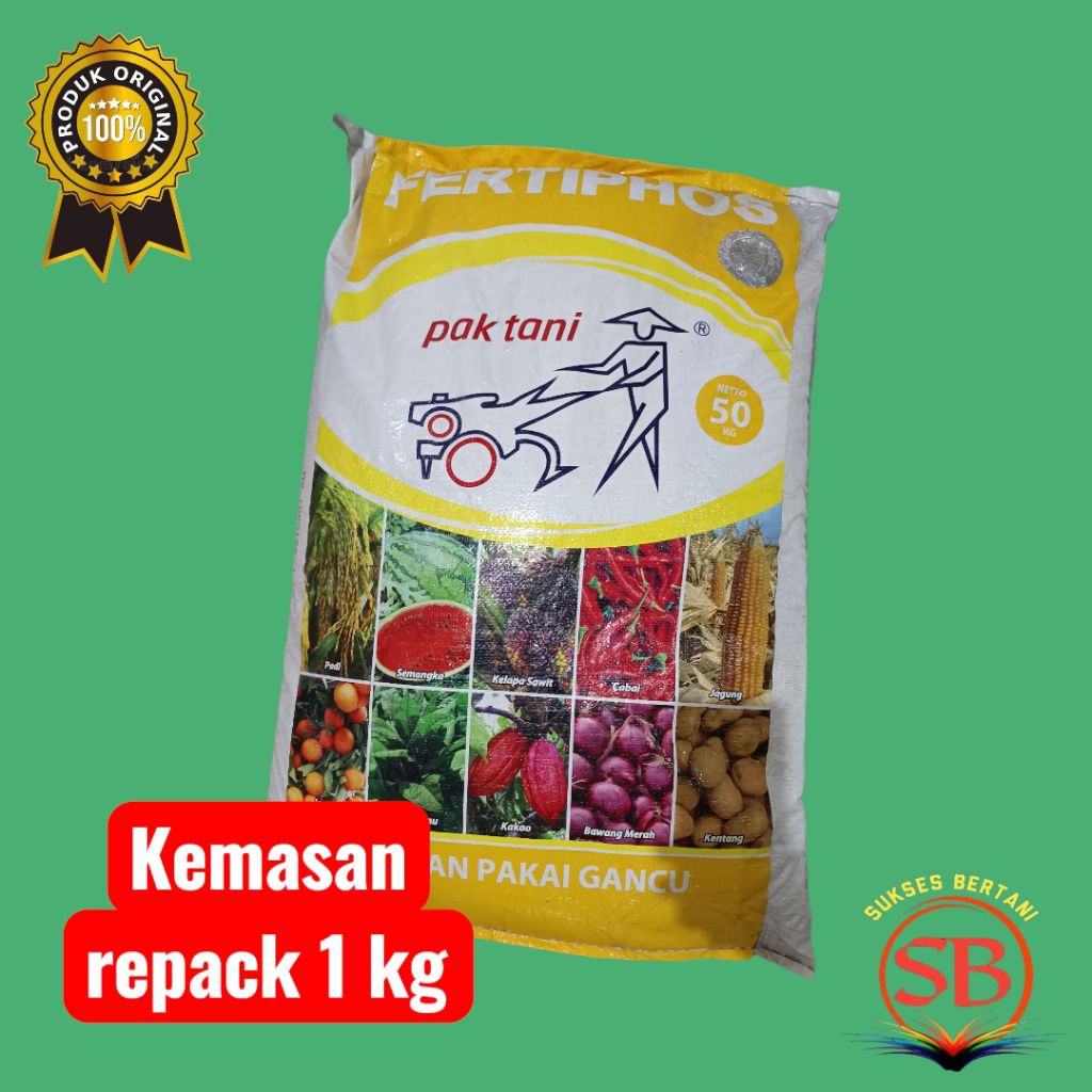 PUPUK FERTIPHOS KUNING KEMASAN REPACK 1 KG