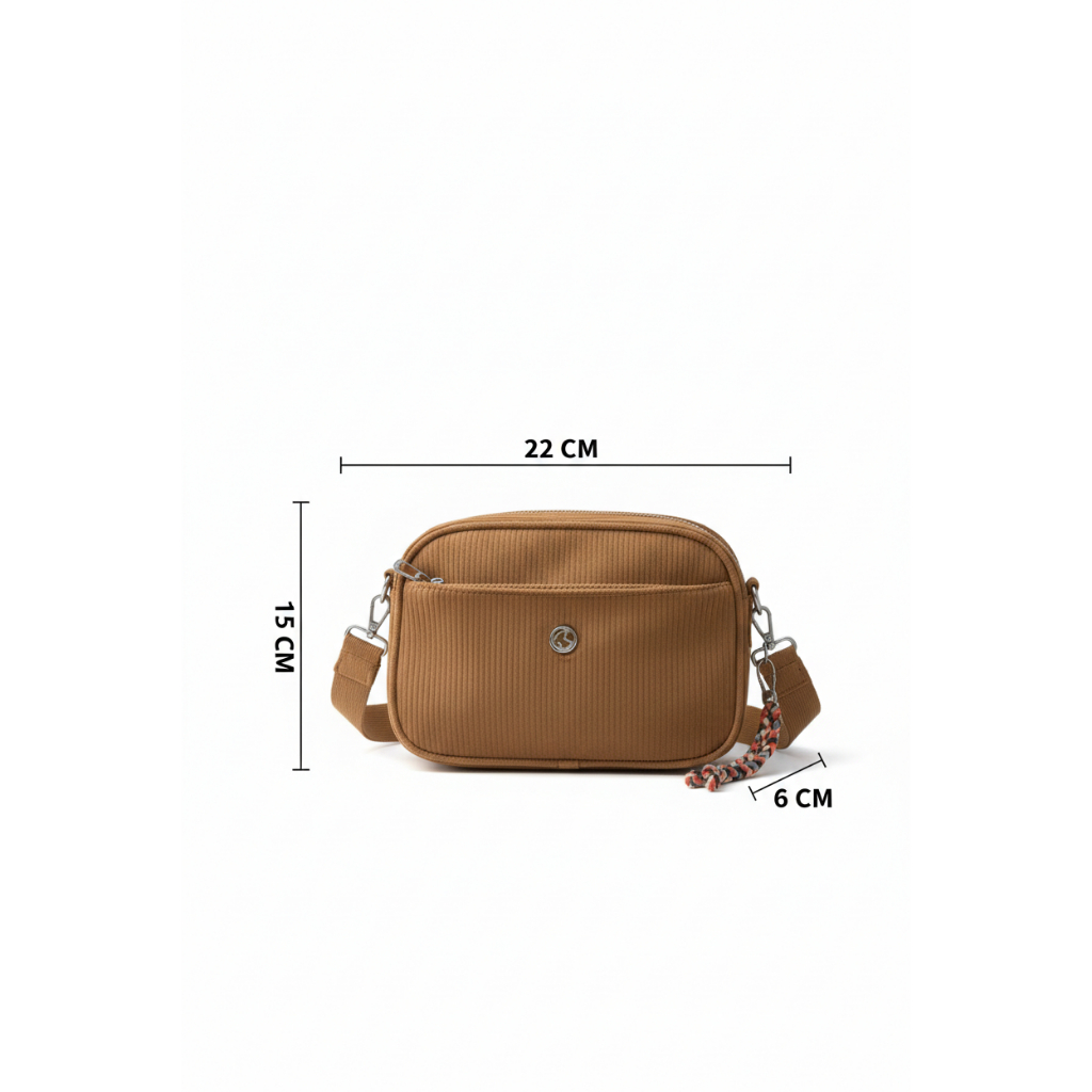 [AVERY] SIGHMON - Tas Selempang Wanita FREE GANTUNGAN Crossbody Bag
