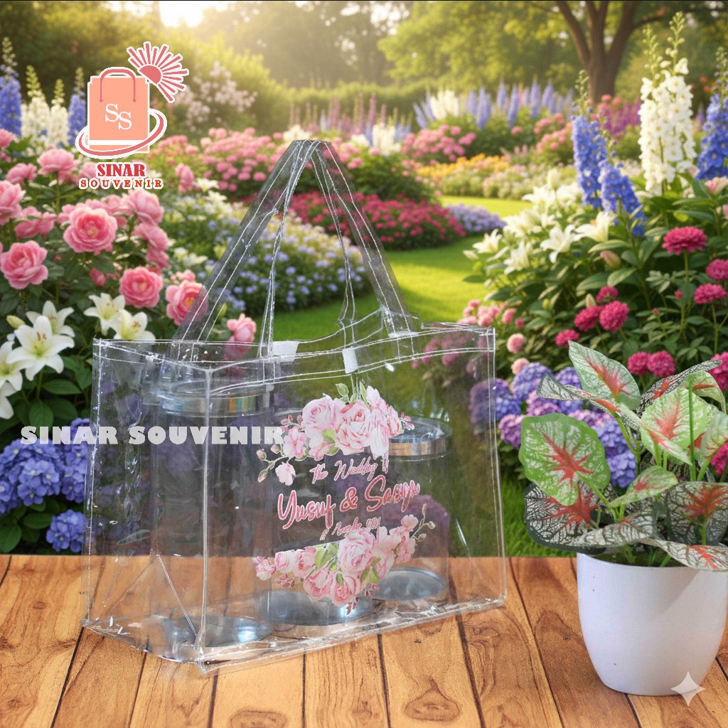 Tote Bag Mika Bening Estetik Custom – Souvenir Pernikahan, Wedding, Hampers