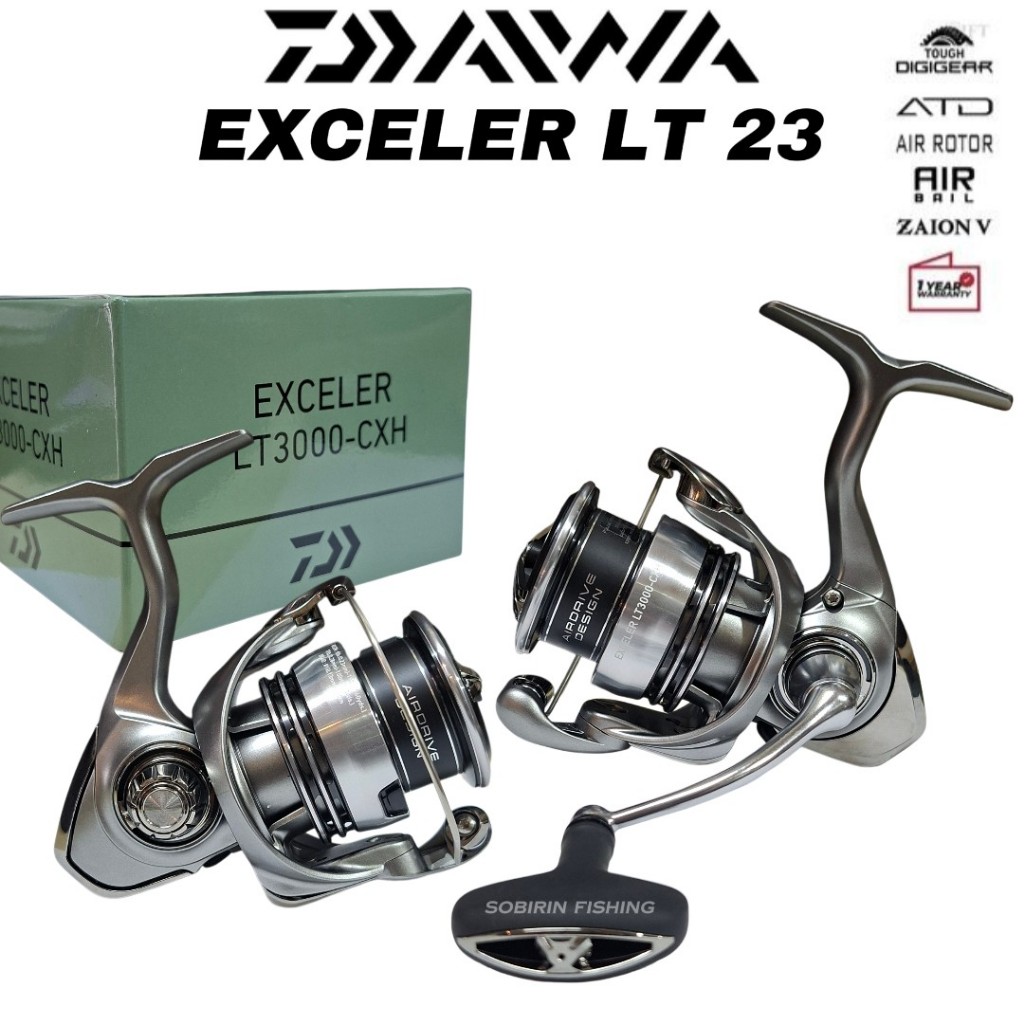 Reel DAIWA EXCELER LT 1000 2500 3000 TH 2023 SUPER SMOOTH | REEL DAIWA EXCELER LT