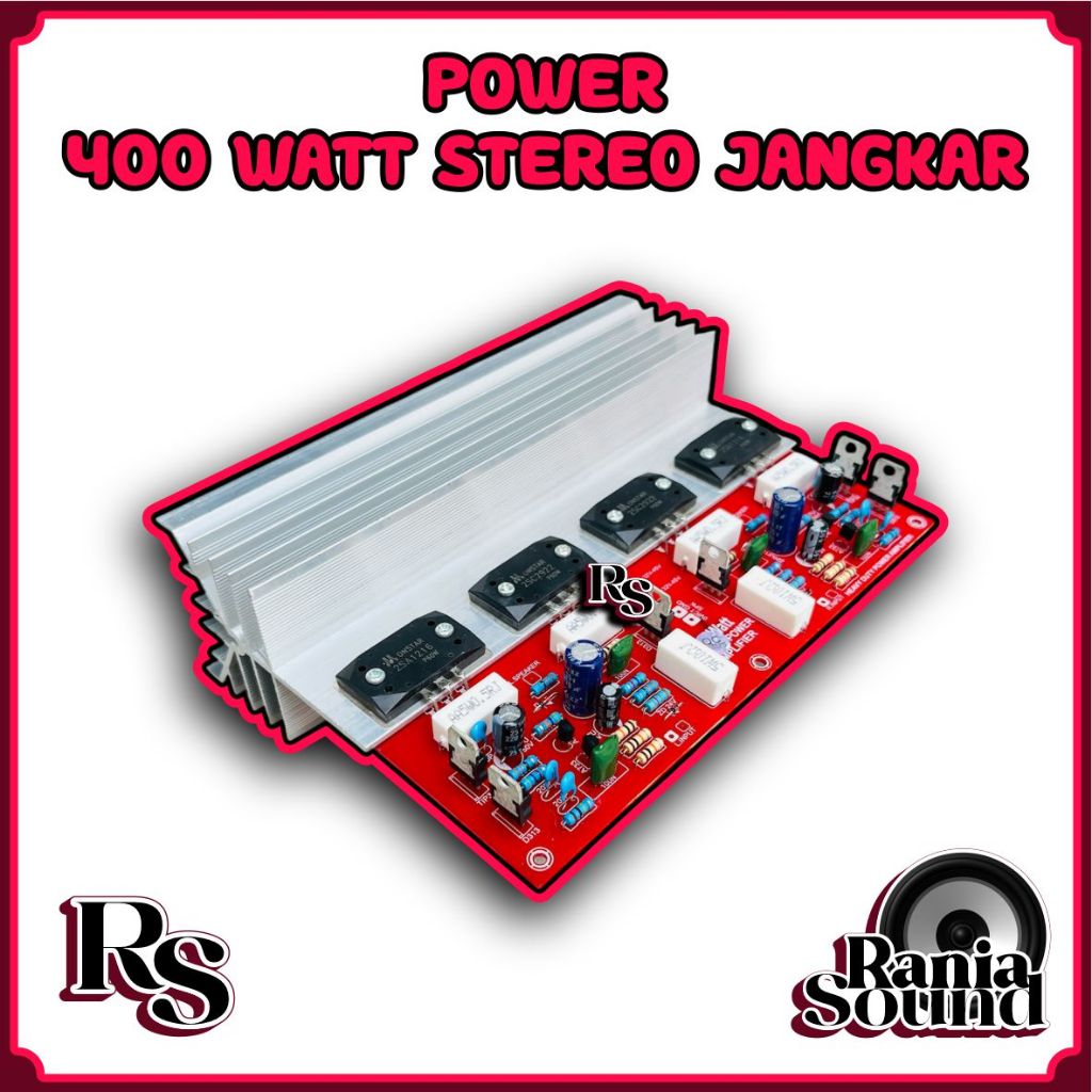 (POWER) Power 400 Watt Stereo Jangkar ups