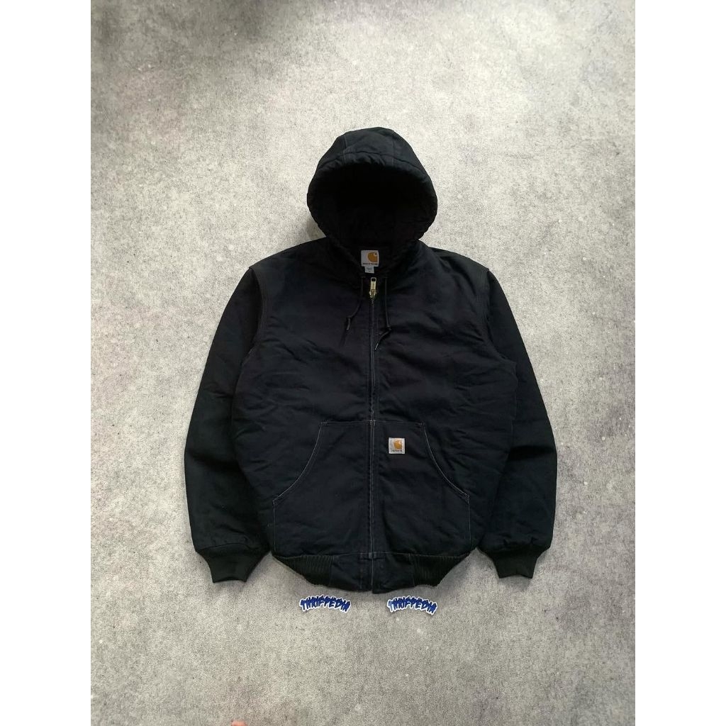 Carhartt j140 black active jacket sz L