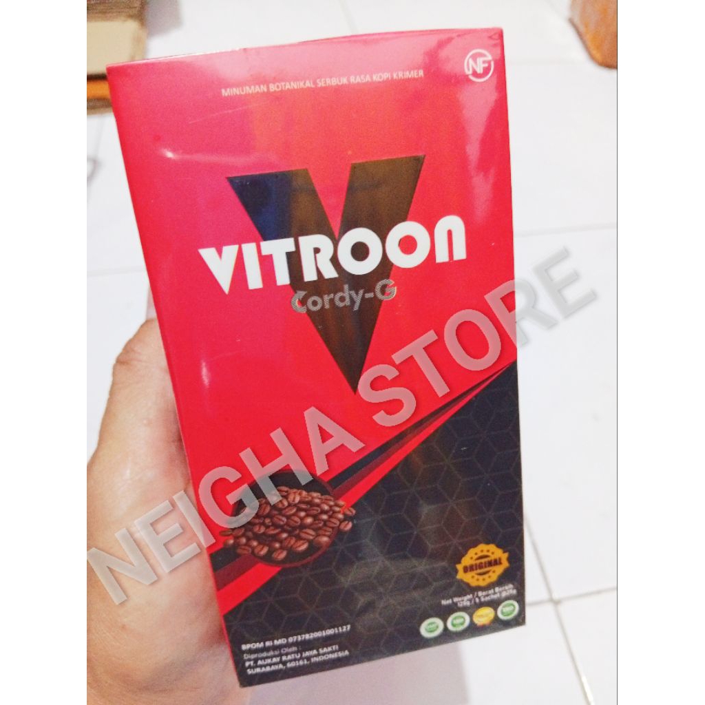 TERLARIS Kopi VITROON CORDY G New Isi 5 Sachet Original BPOM