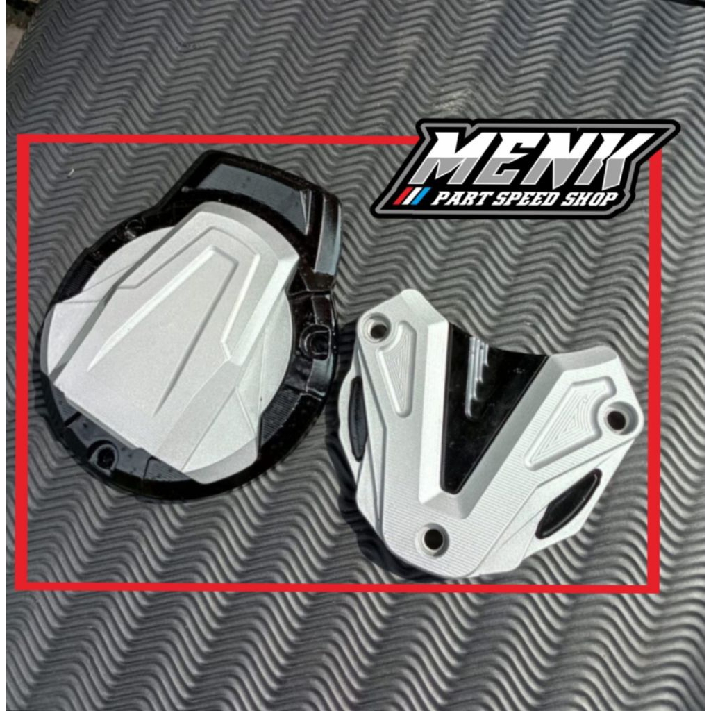 TUTUP KALTER RX KING MODEL AI TEX MODEL CNC BAHAN CARBON RESIN