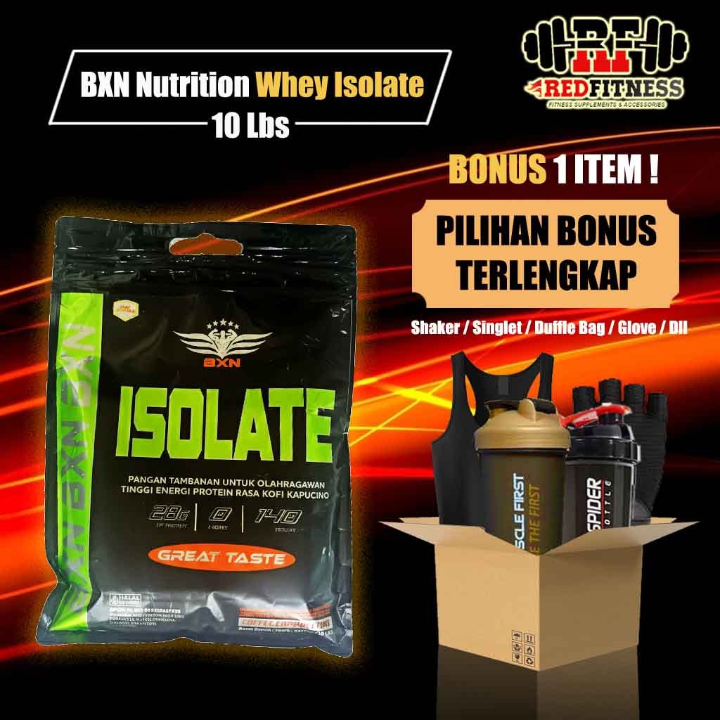 BXN ISOLATE 10 lbs / BXN 100% Whey Protein Isolate 10 lb BPOM Halal