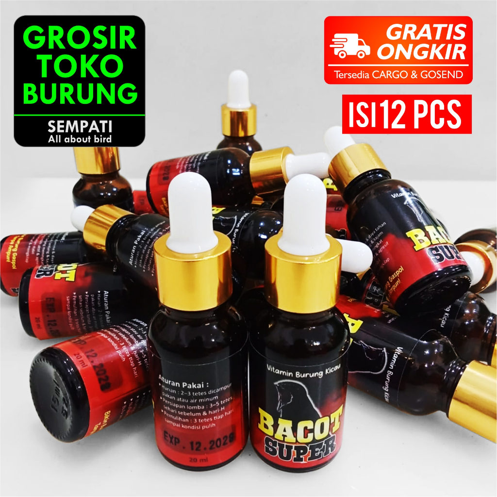 SEMPATI GROSIR Bacot Super Fighter High Dosis isi 12 pcs Pancing Bukpar Muntah Bongkar Isian Vitamin