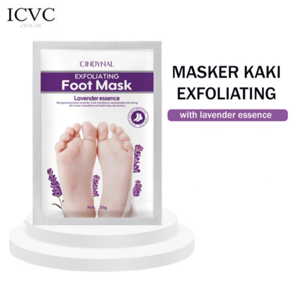 CINDYNAL FOOT MASK | Lavender Exfoliating Foot Mask – Masker Kaki