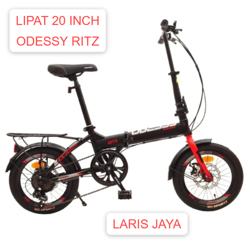 [ BONUS BELL ] SEPEDA LIPAT 20 INCH ODESSY RITZ SEPEDA LIPAT ODESSY RITZ UKURAN 20 INCH BAGASI