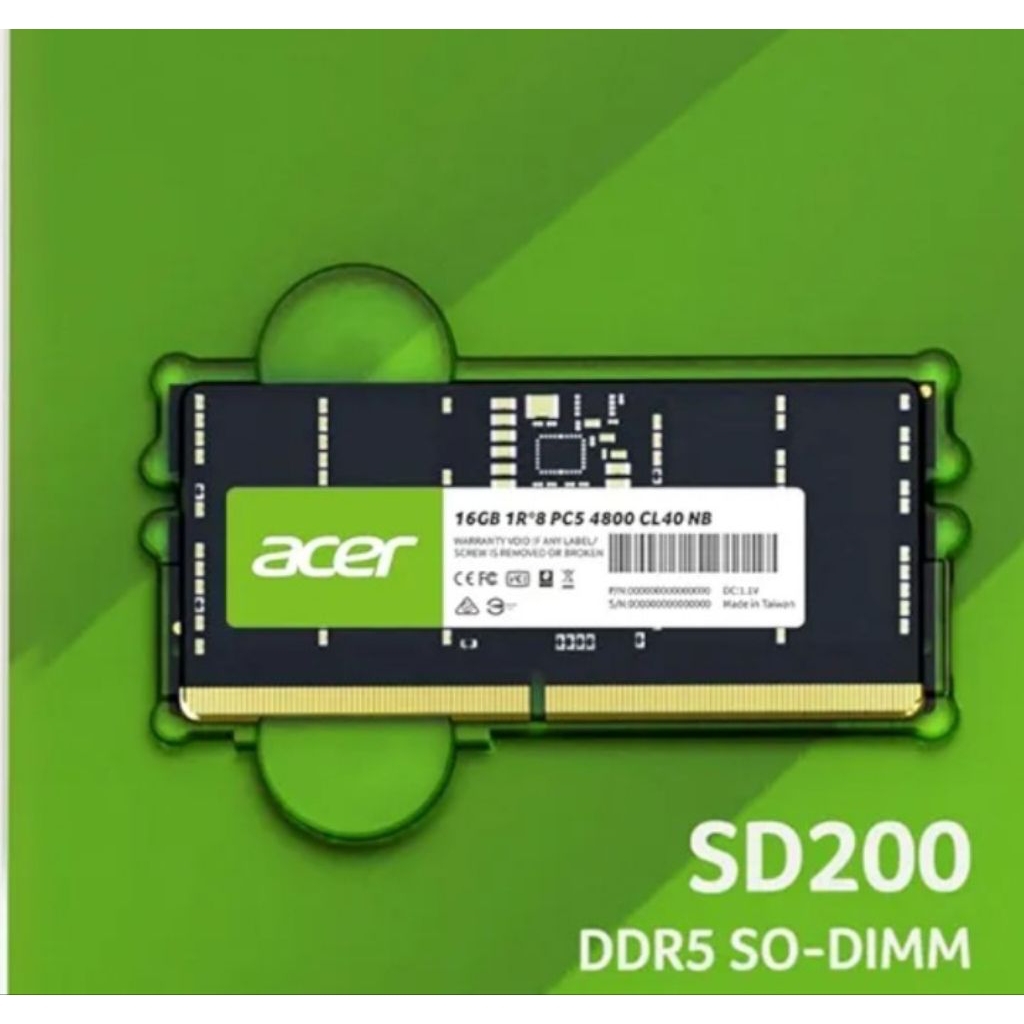 Acer SD200 32GB DDR5 5600MHz SO-DIMM Laptop Memory