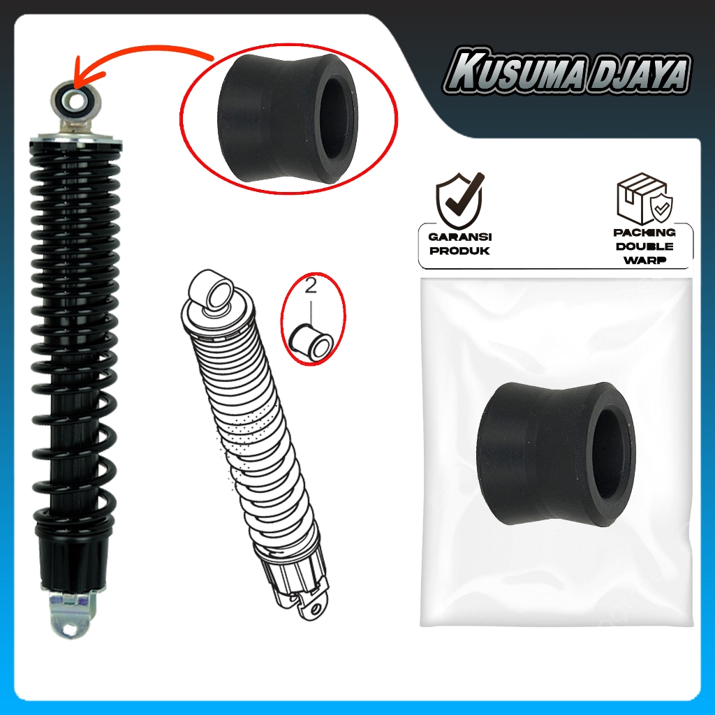 KARET DUDUKAN SHOCK BELAKANG PCX STYLO VARIO 160 SATUAN