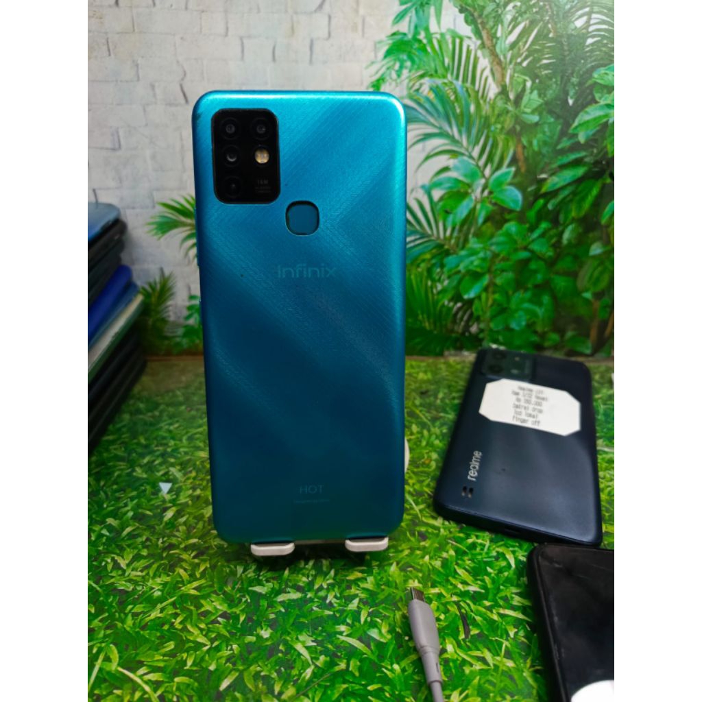 Infinix hot 10 ram 4/64 deskripsi cek