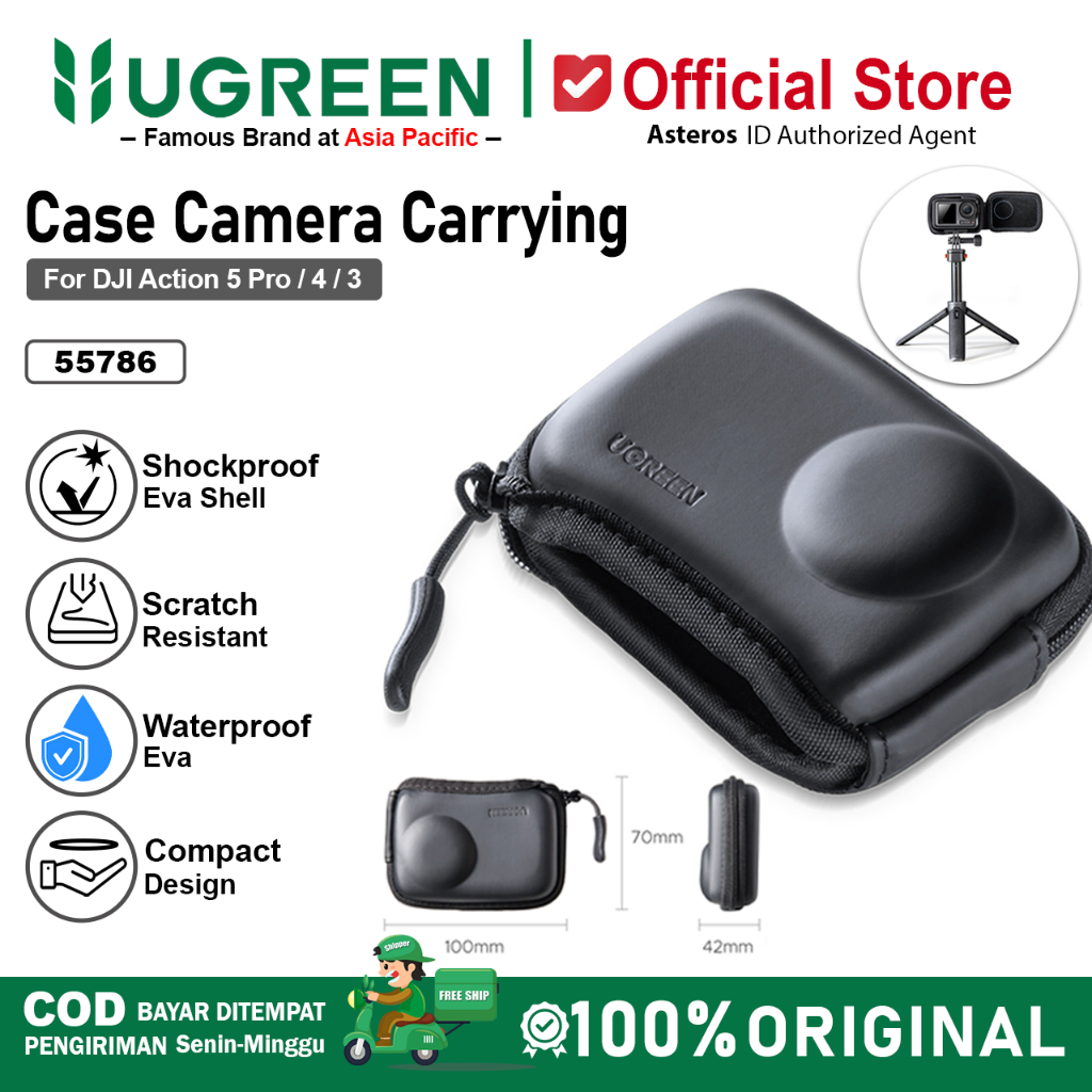 UGREEN Travel Case Tas DJI OSMO ACTION 3 4 5 Pro Mini Case Bag