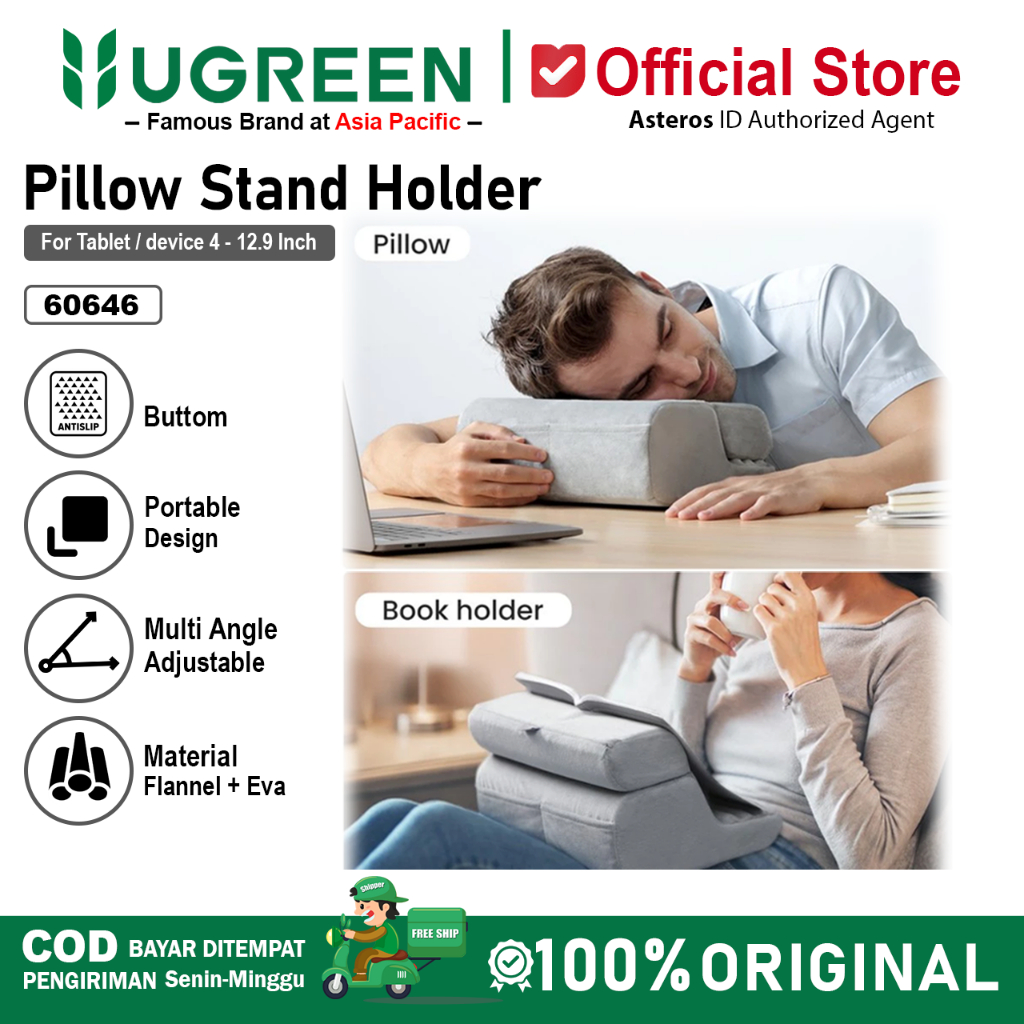 UGREEN Pillow Stand Holder Bantal Tablet Tab Hp iPad Multifungsi 60646