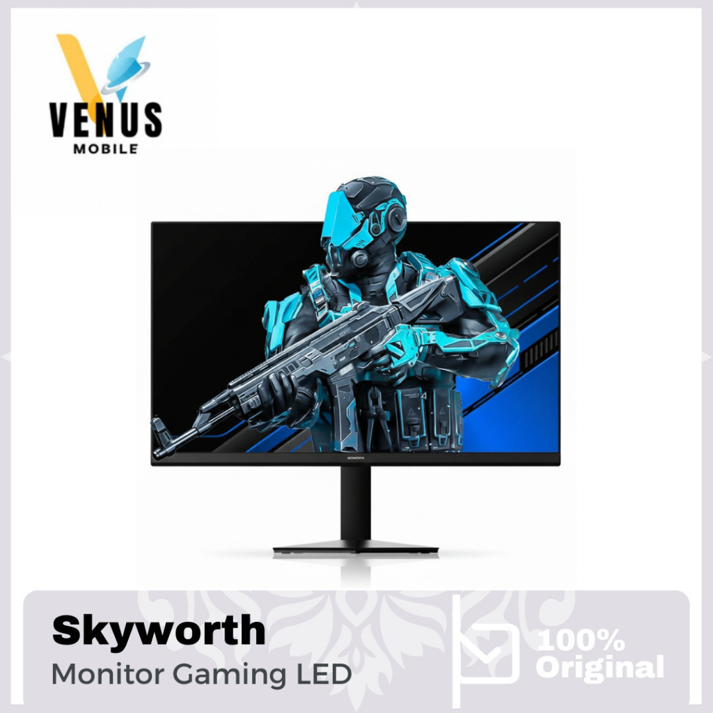 Skyworth Monitor Gaming 24" H24G30Q / 27" INCH H27G30Q 2K QHD 180Hz Fast IPS HDR10 | 1ms | DP 1.4 | 