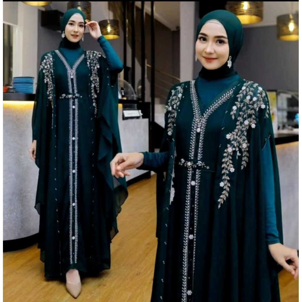 gamis kaftan/kaftan/kaftan murah/gamis mewah