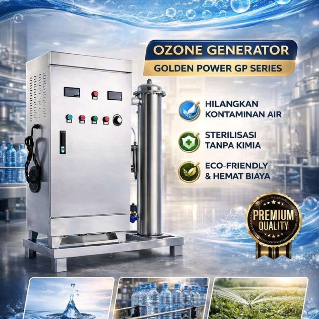 OZONE GENERATOR Industrial Water Treatment System  Mesin Ozon Pengolahan Air Minum Air Kemasan  Pert