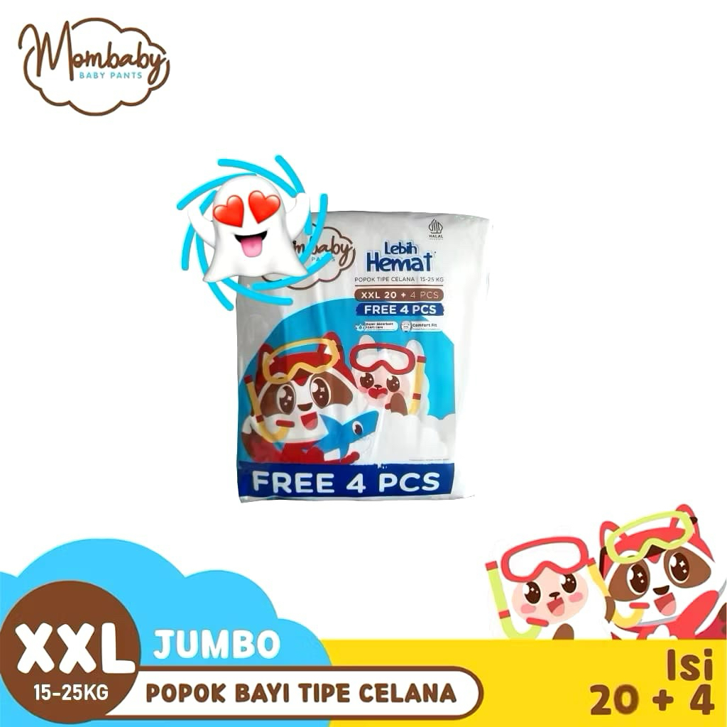 MOMBABY PANTS HEMAT XXL20+4