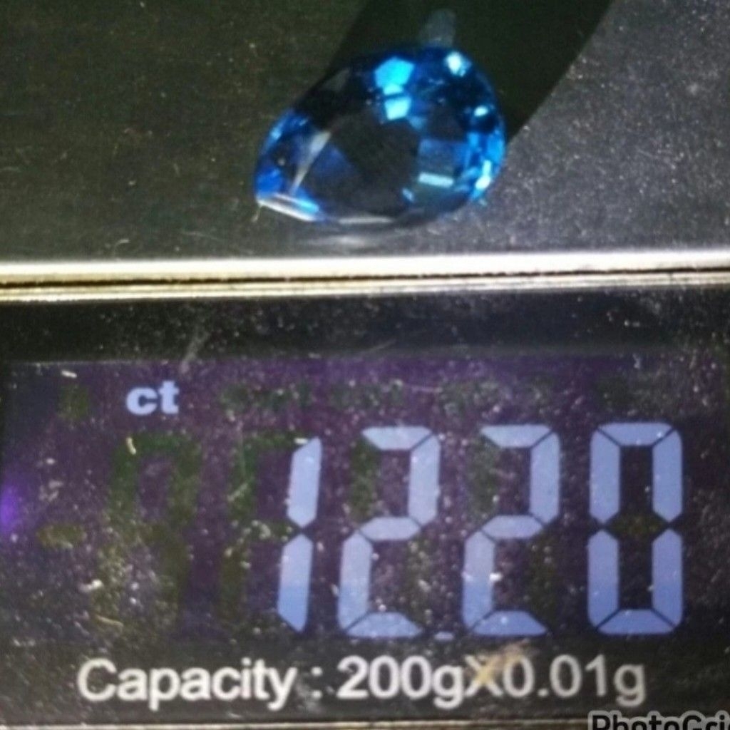 natural blue topaz london