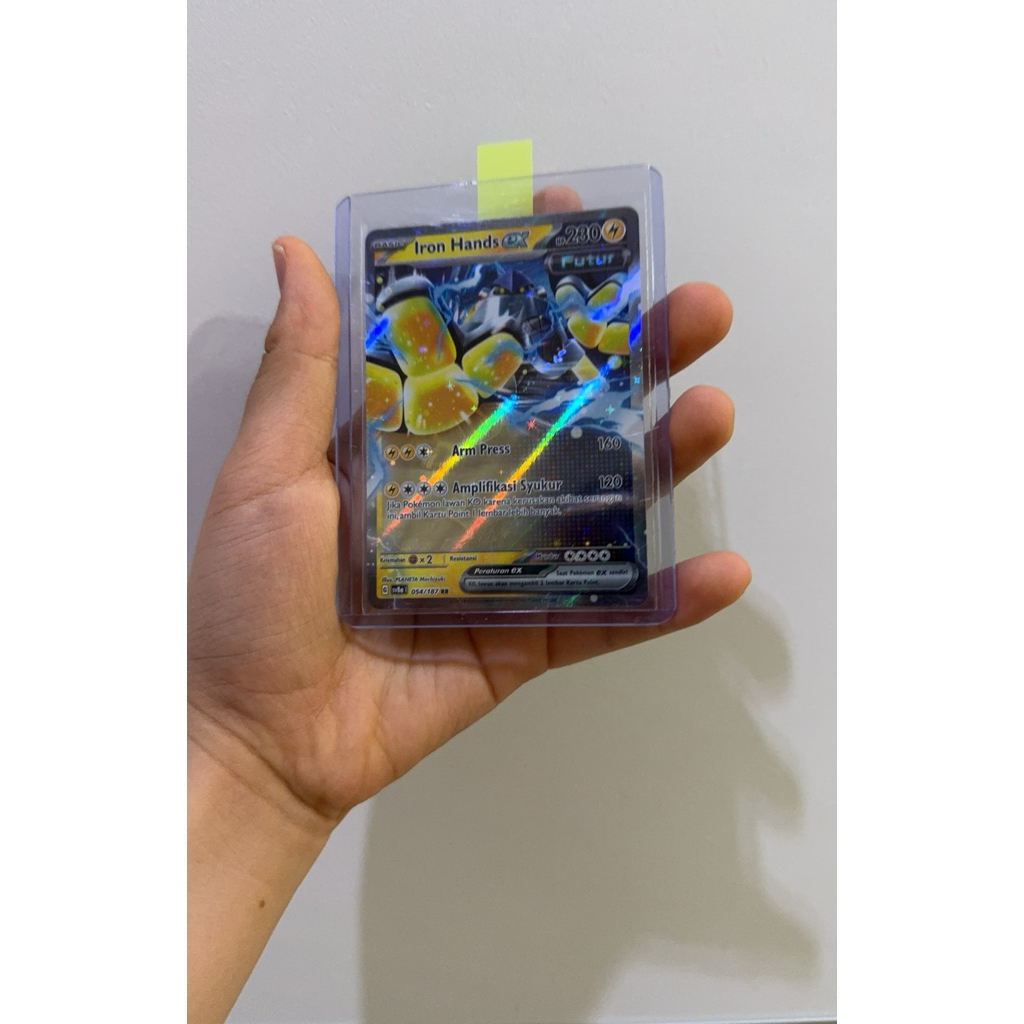 iron hands ex RR pokemon card(includes free toploader)