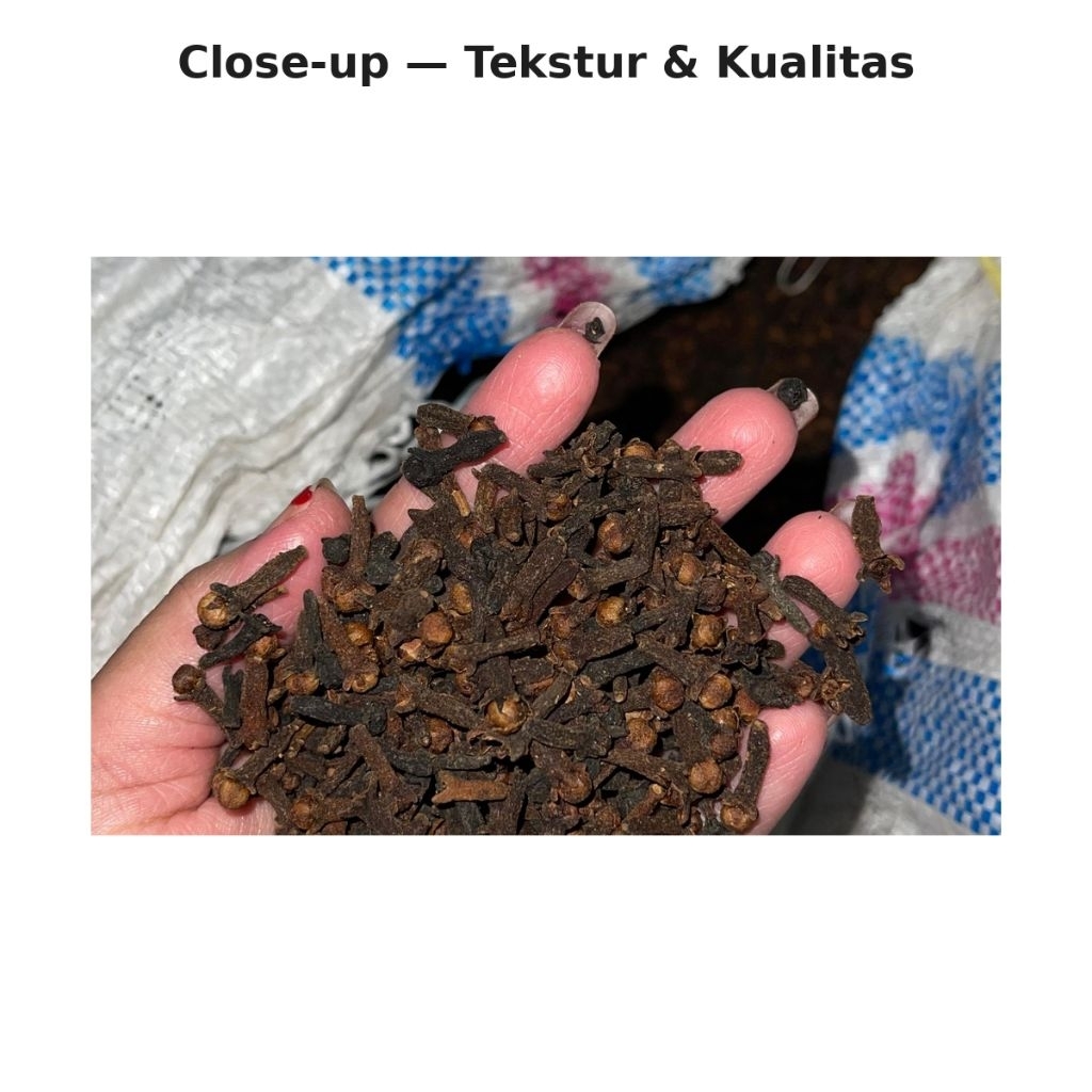 Cengkeh Rempah Kering Cengkeh Asli Indonesia Berat 250 gr