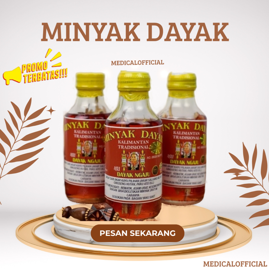 Minyak Urut Bajakah Asli 100% Berkhasiat Khas Kalimantan