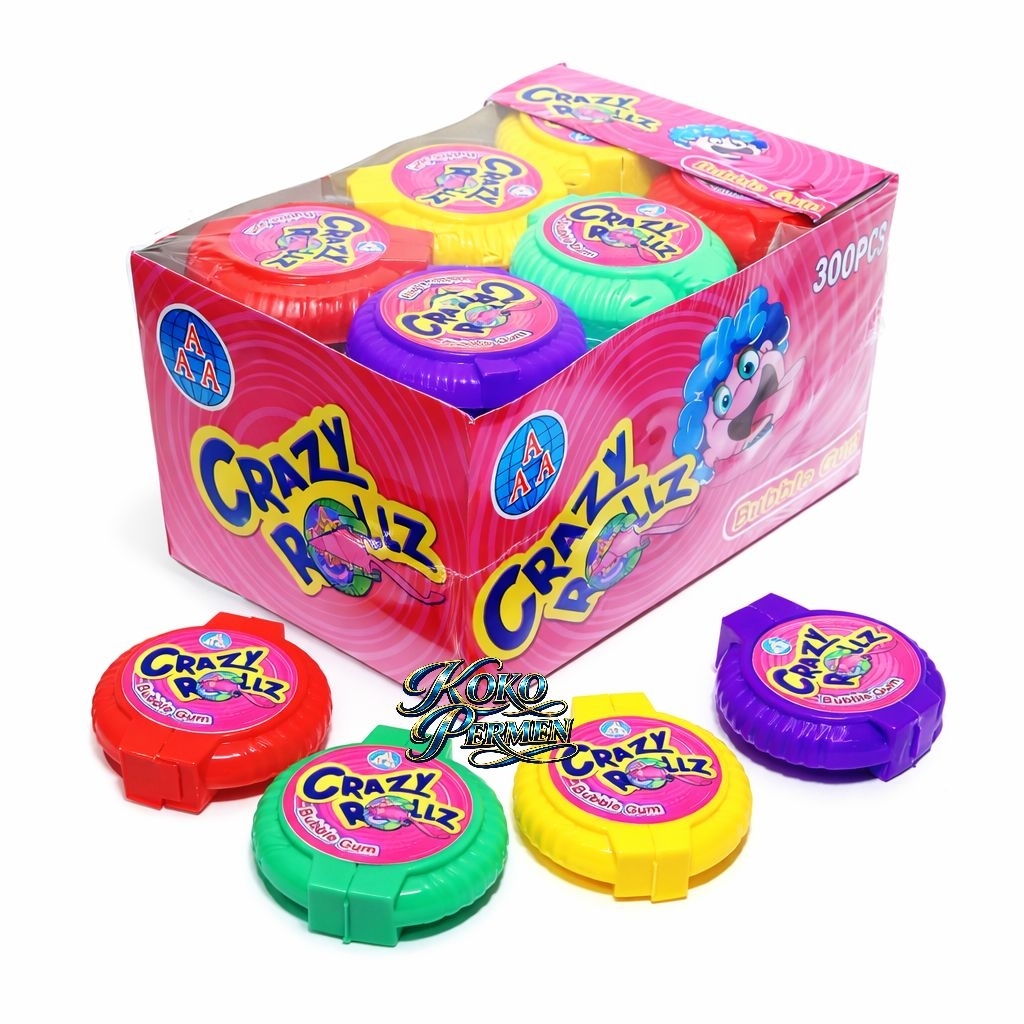 DSM CRAZY ROLLZ Bubbel gum 30 Pcs