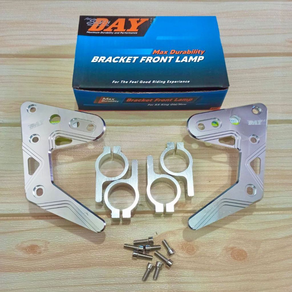bracket dudukan lampu depan rx king CNC