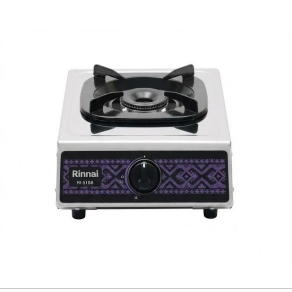 Kompor gas stenlis Rinnai RI-51SB (Kompor 1 Tungku) kompor gas tungku 1