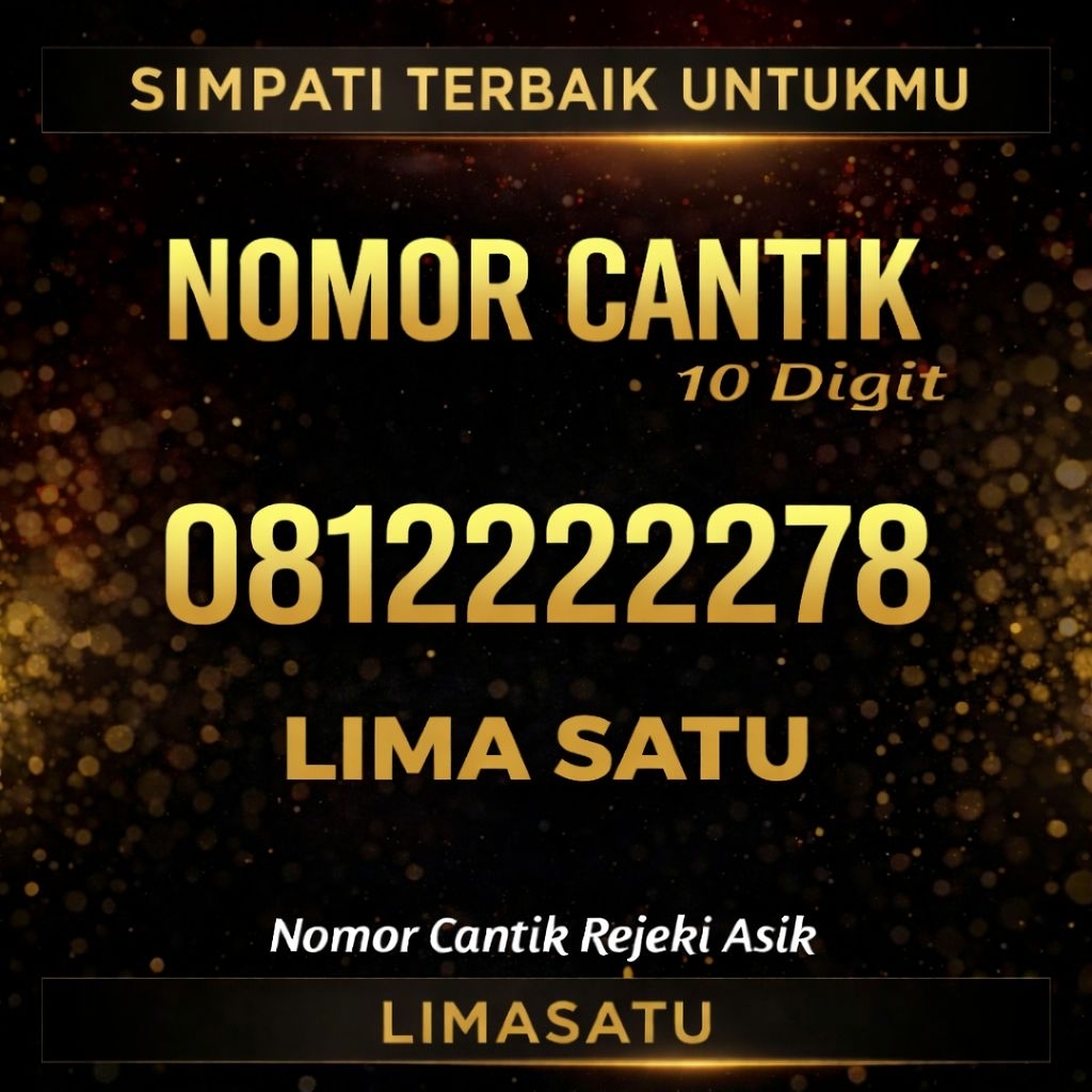 Nomor Cantik Telkomsel simpati 10 Digit 4G 5G Panca 22222