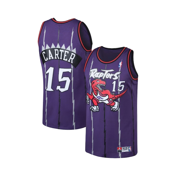 JERSEY BASKET CARTER #15 RAPTORS UNGU