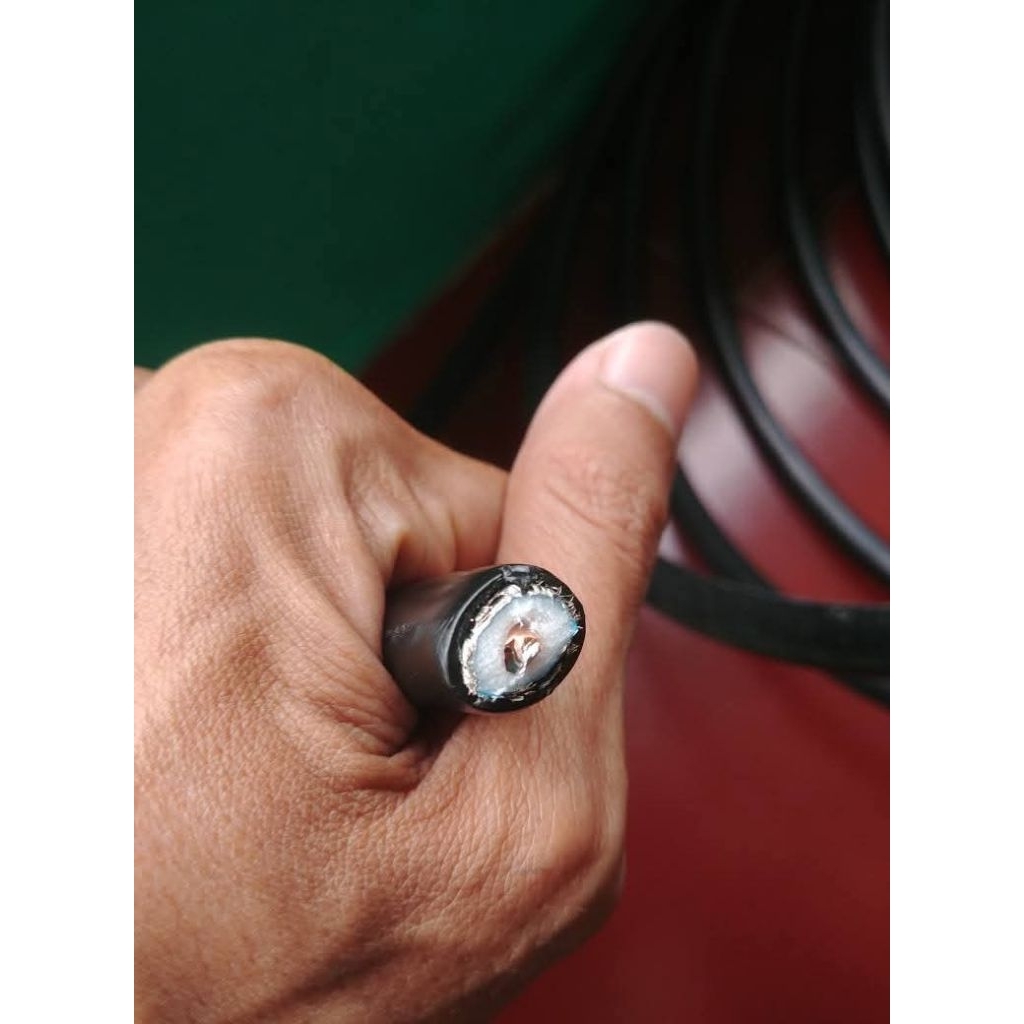 kabel coaxial D10 setara heliax 1/2 new antena fm radio pemancar
