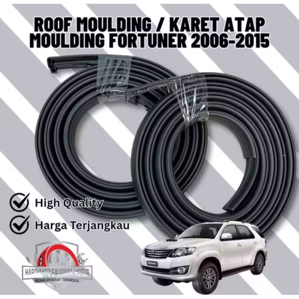 karet roof Fortuner 2006-2015 Gabin atap Fortuner 2006-2015