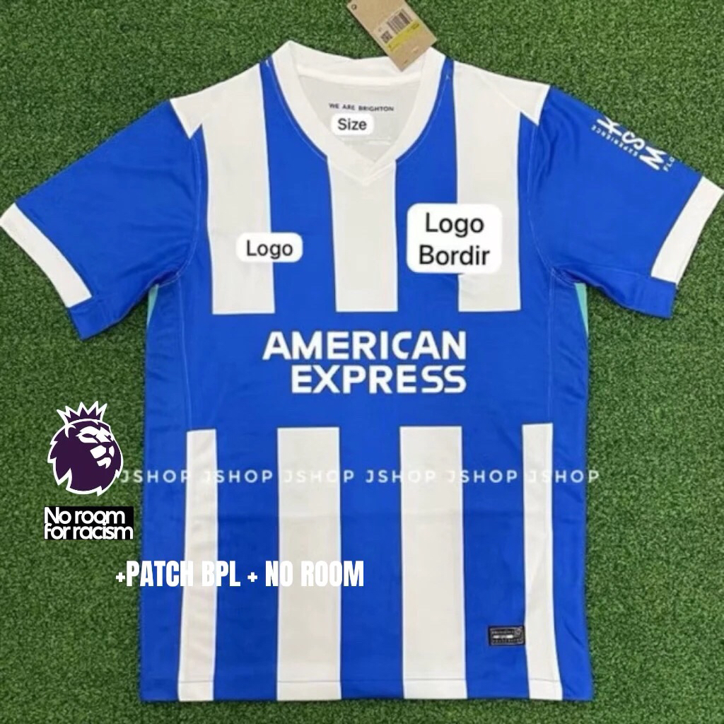 JERSEY BAJU BOLA BRIGHTON HOME 2025 2026 JERSEY BAJU BOLA FUTSAL OLAHRAGA