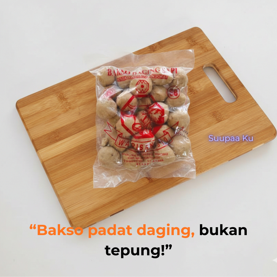 Bakso Sapi Asli Warisan 20pcs – Bakso Daging Sapi Premium Kenyal Gurih