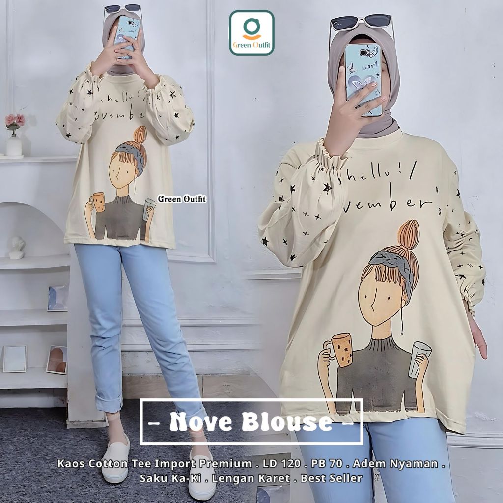 KAOS WANITA LENGAN PANJANG IMPORT JUMBO / KAOS JUMBO WANITA LD 120 / BAJU ATASAN LENGAN PANJANG TERB