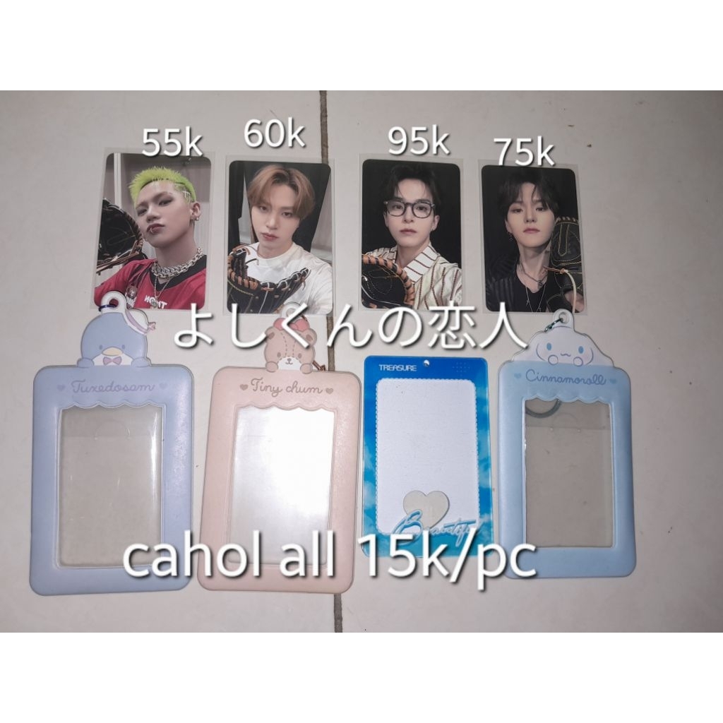 PC OFFICIAL TREASURE HYUNSUK JUNGHWAN YOSHI ASAHI AND CAHOL PRELOVED