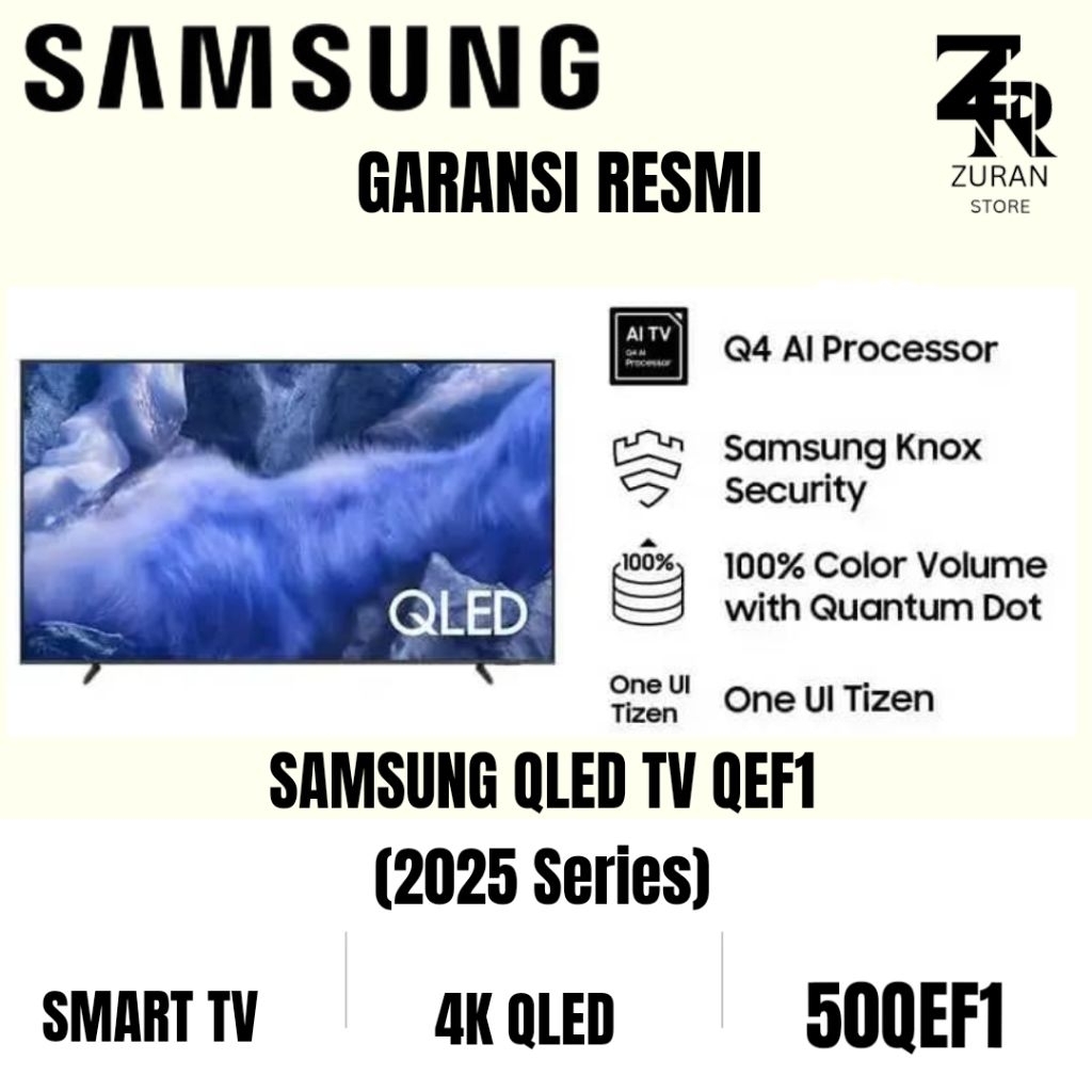 SAMSUNG 50QEF1 / QA50QEF1 QLED SMART TV 50 inch 2025 Series