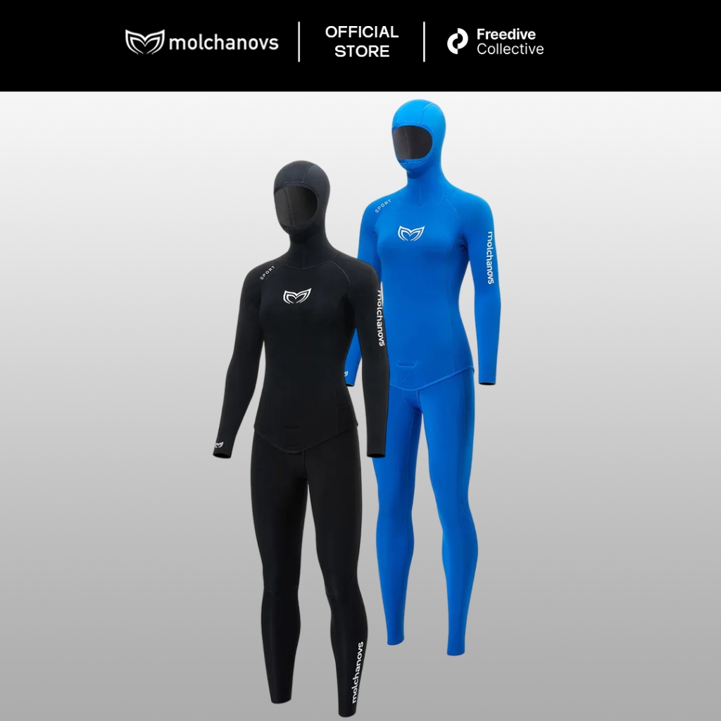 Molchanovs Women's SPORT Wetsuit 2.5mm Double-Lined / Pakaian Wetsuit Wanita