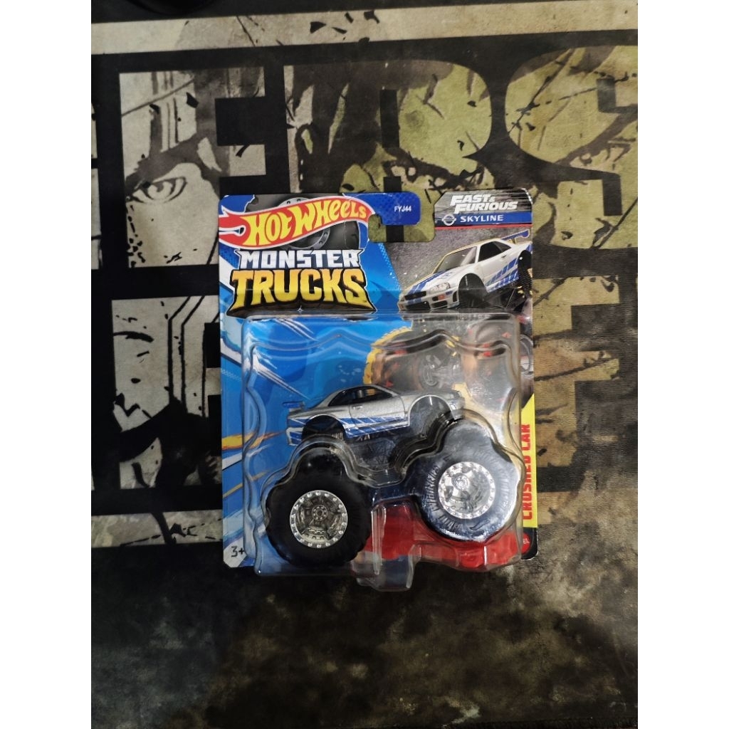 hot wheels nissan skyline r34 monster truck