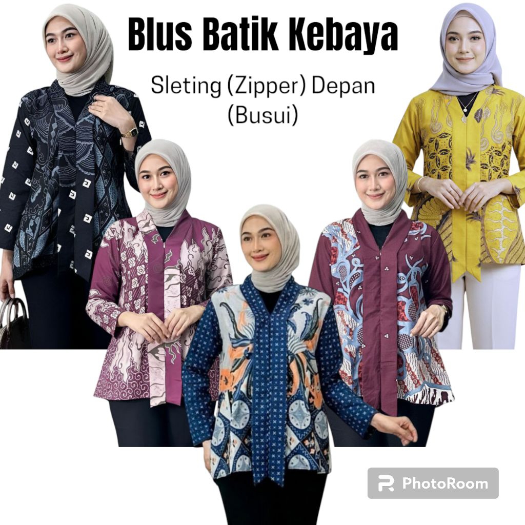 BLOUSE ATASAN BATIK WANITA BLUS BATIK BLARAK PANCAL