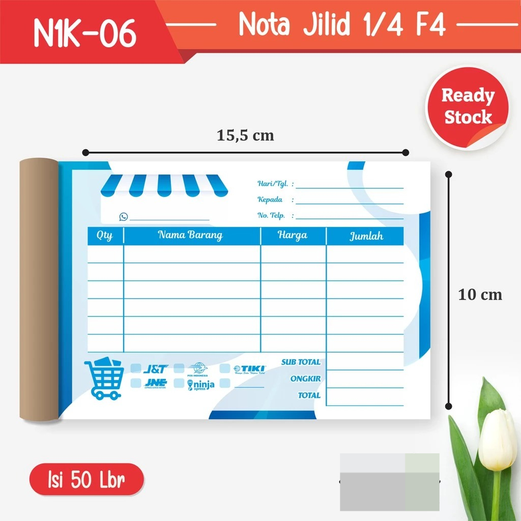 Nota Olshop 1Ply Murah N1K-06 Ready Stock