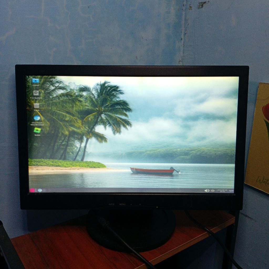 monitor viewsonic 16 inch minus (bekas pemakaian sendiri)