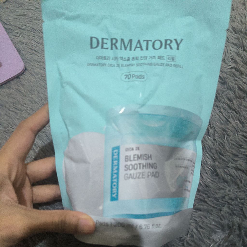dermatory toner blemish soothing gauze pad